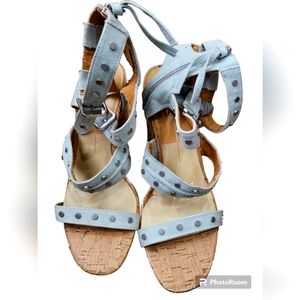 Dolce Vita light denim block heel size 9
